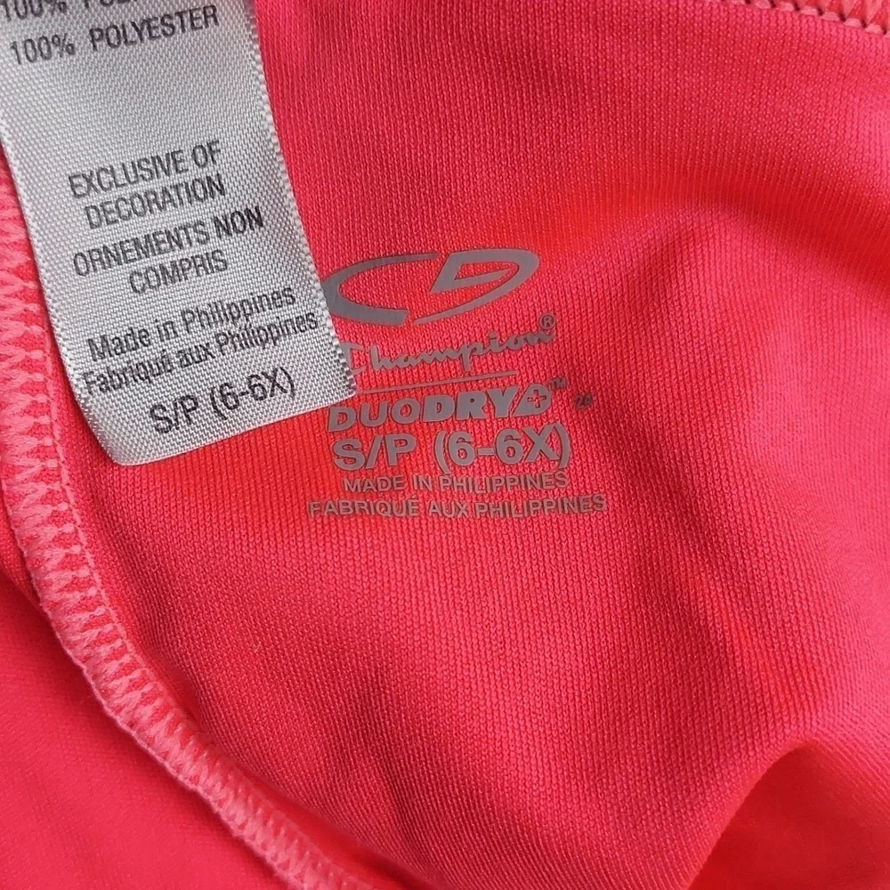 CHAMPION C9 Girls Tennis Skirt Skort - Black Pink - S (6-6x)
